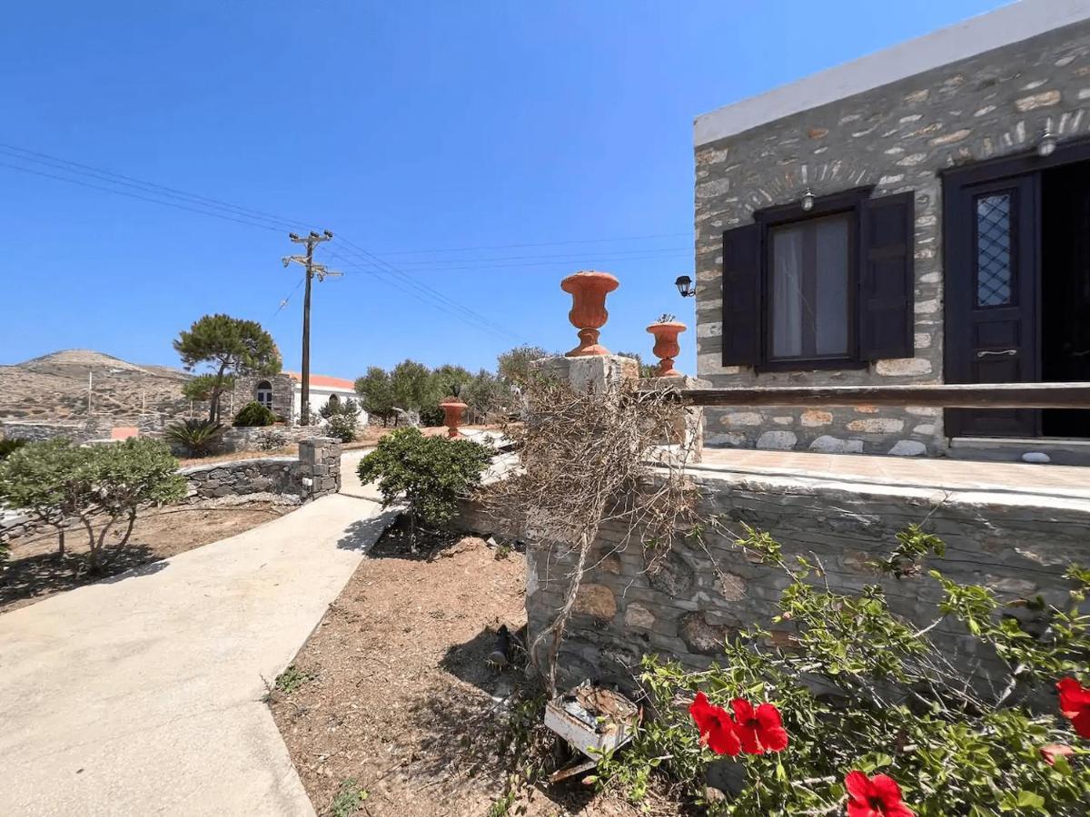 Πέτρινο Εξοχικό Σπίτι Στη Σύρο Agros  Buitenkant foto